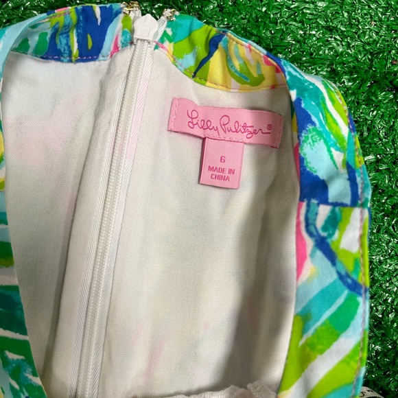 Lilly Pulitzer Sz 6 Floral Summer Dress - Picture 2 of 3